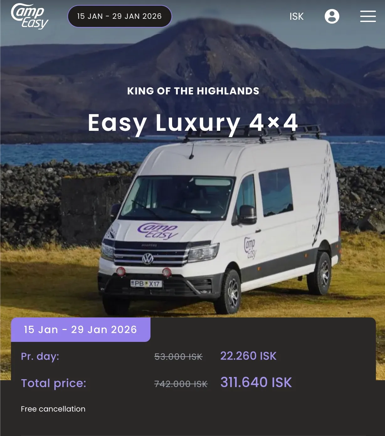 EASY LUXURY 4X4 ICELAND