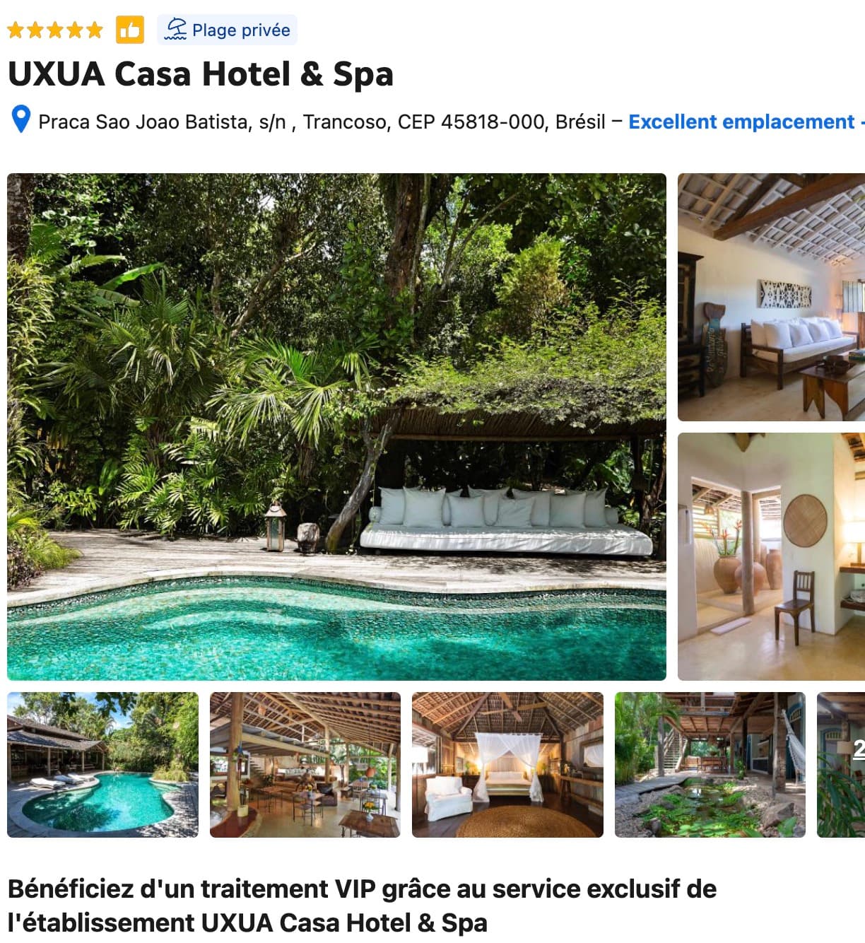 UXUA CASA HOTEL & Spa N°6 In Bresil
