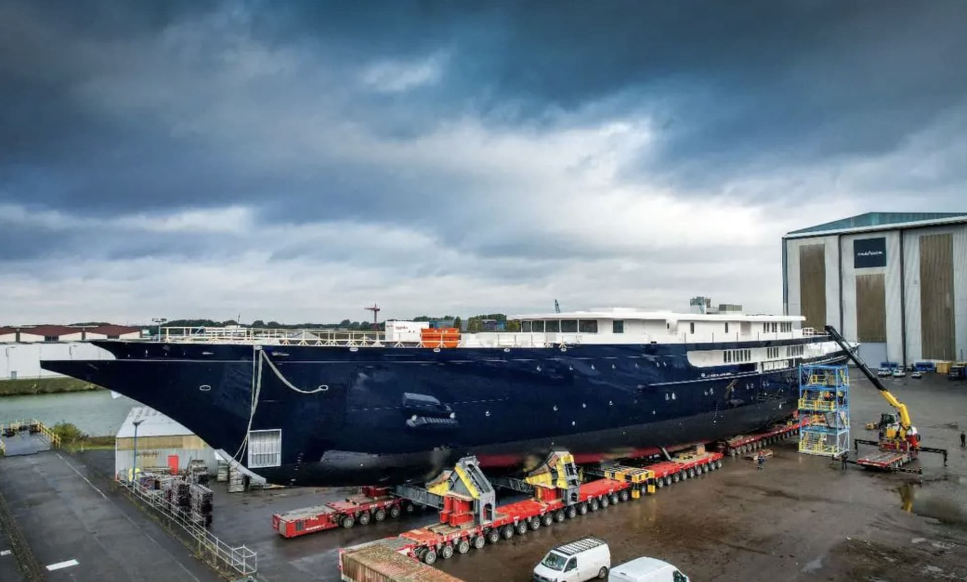 le Koru en construction