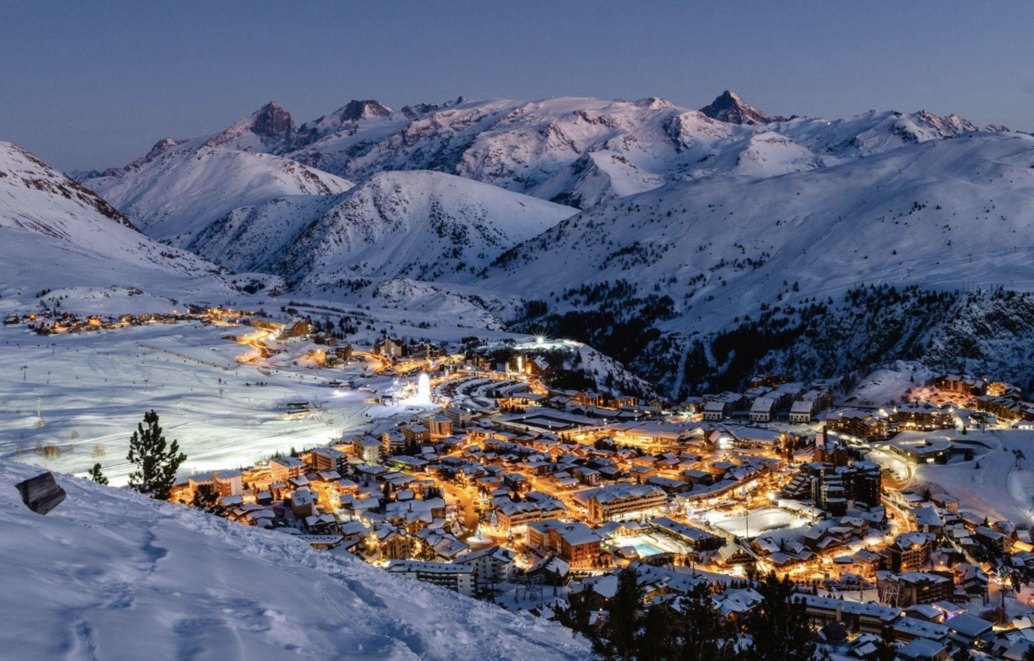 Magnifique vue de l’Alpes d’Huez