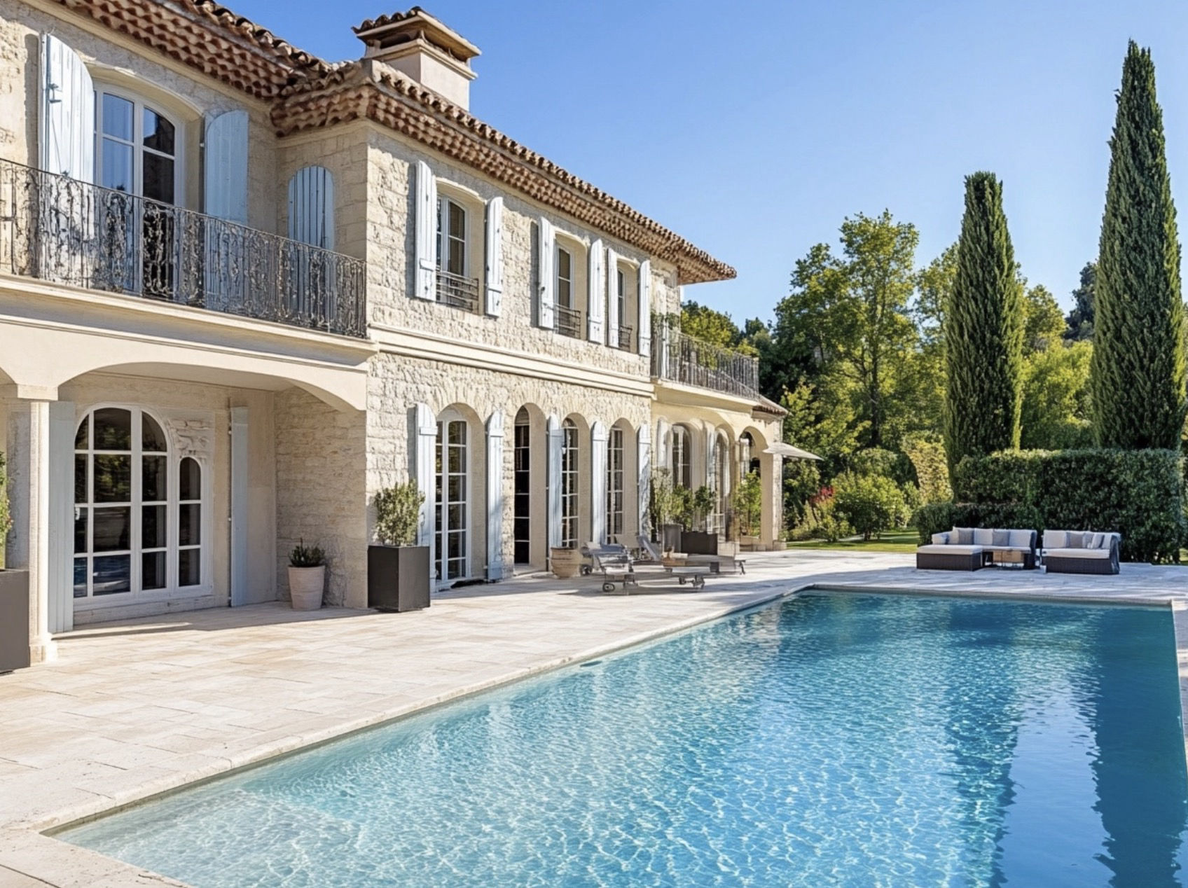 maison de luxe avec piscine cannes