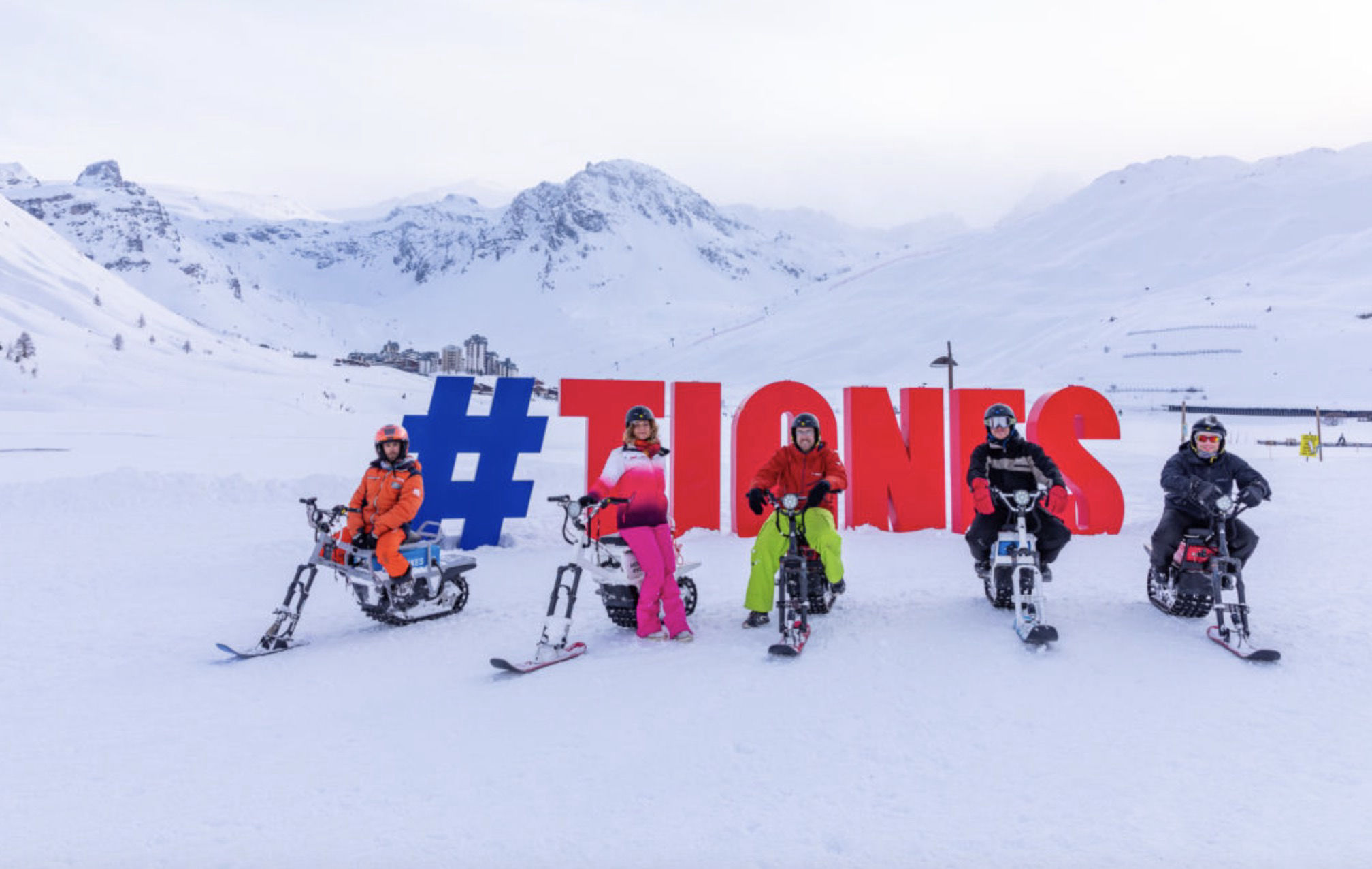 Panneau Tignes tendance